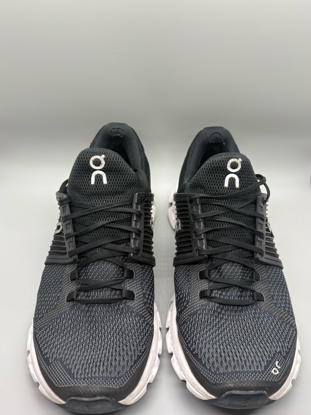On Running Women's Cloudswift Athletic Shoes - Black/White - Picture 2 of 6
